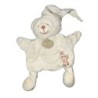 DOUDOU ET COMPAGNIE - Doudou Bio Ours blanc marron Poche Coeur (13437)
