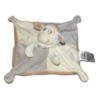 Doudou Plat Mouton Agneau beige pois MOTS D ENFANTS Siplec (14733)
