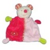 Doudou plat - SOURIS rose - BABY CLUB C et A (11237)