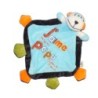 Doudou plat Singe Bleu orange Central Vet J aime mon Papa Bisous (13494)