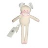 Doudou souris rose beige PETIT BATEAU 28 cm (22684)