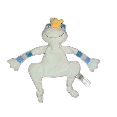 Doudou Plat Grenouille bleue Happy Horse (23679)