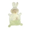 Doudou Ours deguise Lapin vert anis blanc ecru Grain de Ble (21900)