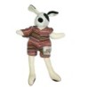 Doudou chien blanc La Grande Famille Moulin Roty 30 cm (18899)