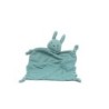 Doudou plat Lange Lapin vert sauge Vertbaudet 28 cm (28415)
