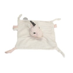 Domiva Doudou licorne blanc rose (28062)