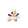 Doudou Panda blanc marron orange Lilliputiens (28261)