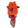 CATIMINI doudou plat chat orange fleur (25593)