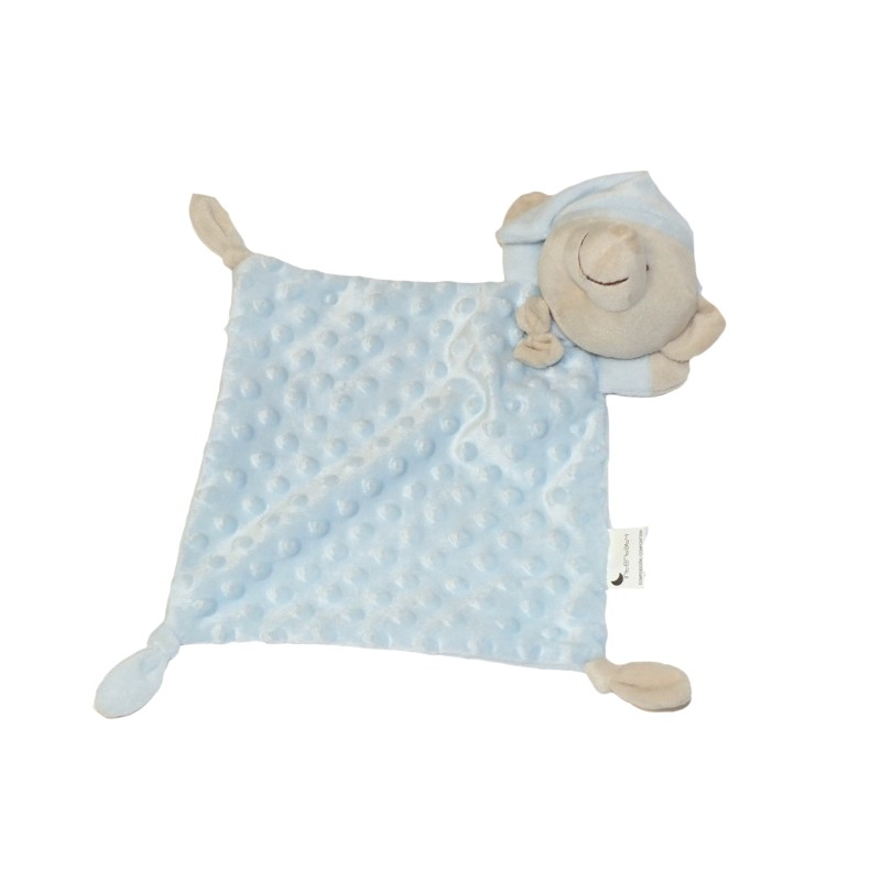 Doudou plat bleu Interbaby (27219)