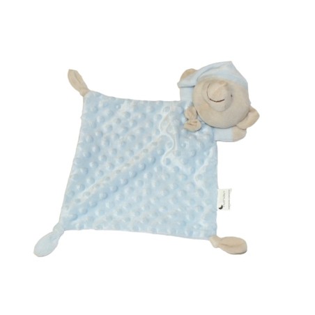 Doudou plat bleu Interbaby (27219)