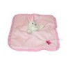 Doudou plat Lapin rose Etoile Zeeman Grelot (27303)