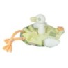 Doudou plat Canard vert orange Natalys (17805)