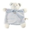 Doudou plat Ours blanc beige Grain de Blé (17556)