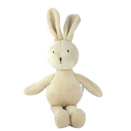 Doudou peluche lapin beige 34 cm oreilles levées Jellycat (19115)
