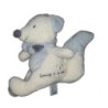 Peluche doudou renard blanc Dancing on the moonlignt Nou Mi Nou Dima 16 cm (19613)