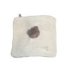 Doudou plat blanc OURS gris Des Calins Par Milliers (5956)