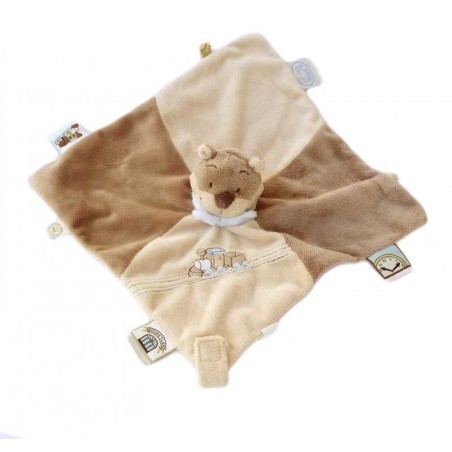 Doudou Ecureuil Beige Marron Leon Noukies Land Plat Train Ours (518)