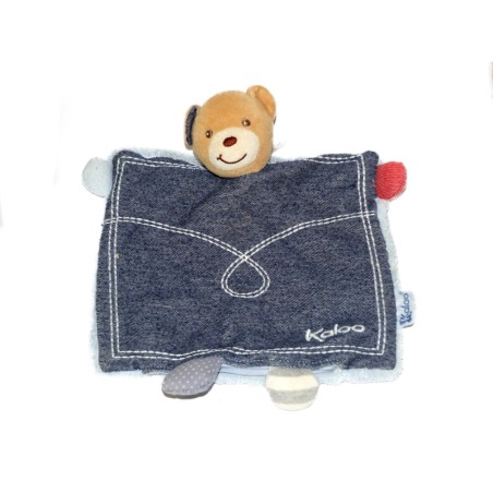 Kaloo Doudou Marionnette Ours Trésor Blue Denim (27288)