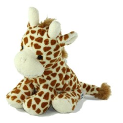 Doudou peluche Girafe marron 25 cm Planet Pluch (23065)