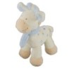 Doudou Girafe blanc bleu beige Baby Club Papier bruyant  (23012)