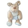 Doudou Peluche musicale chien beige Os bleu Jollybaby 24 cm (23907)