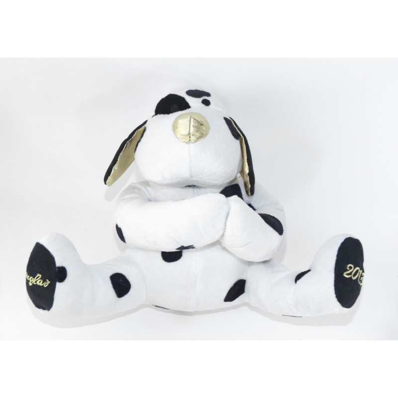 NEUF - Peluche CHIEN blanc noir DOUGLAS - Douggy 2013 - Scratchs 23 cm (23503)