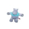 Peluche doudou hippopotame gris bleu Influx 28 cm (28201)