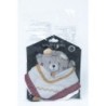 Doudou mouchoir Ours plat Sauthon Timouki (28489)