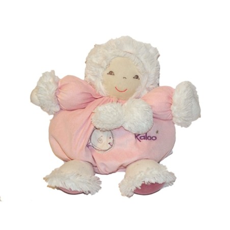 Peluche doudou Esquimau rose Kaloo 25 cm (27343)