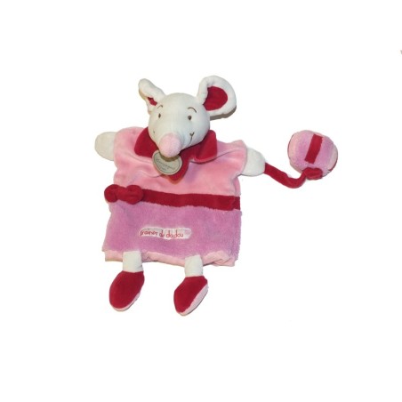 Doudou et compagnie Souris marionnette rose Graines de doudous Mario DC2191 (27017)
