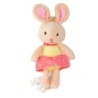 SERGENT MAJOR Doudou Lapin rose jaune Ideal Promotion 26 cm Prince (25799)