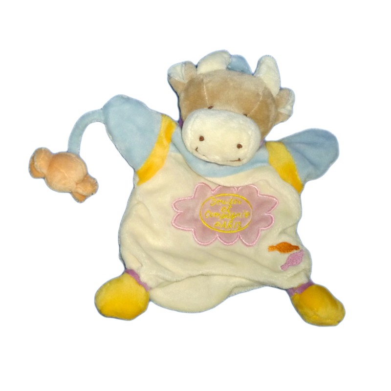 Doudou Marionnette Vache bonbons Doudou et Compagnie (28543)