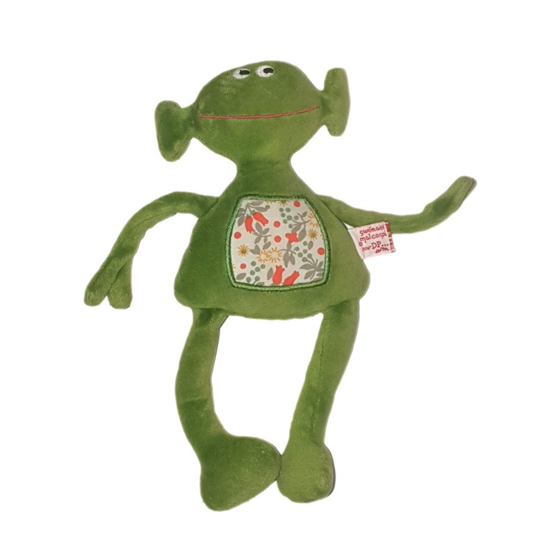 Doudou Martiel vert DPAM Du Pareil Au Meme 22 cm (26471)