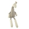 RAYNAUD Peluche doudou Cheval Ane Lapin blanc rayures 50 cm (26442)