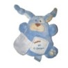 DOUDOU ET COMPAGNIE Lapin bleu Mouchoir Monster (25897)