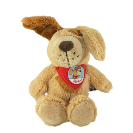 Doudou Peluche chien beige Foulard rouge SIGIKID 26 cm (26373)