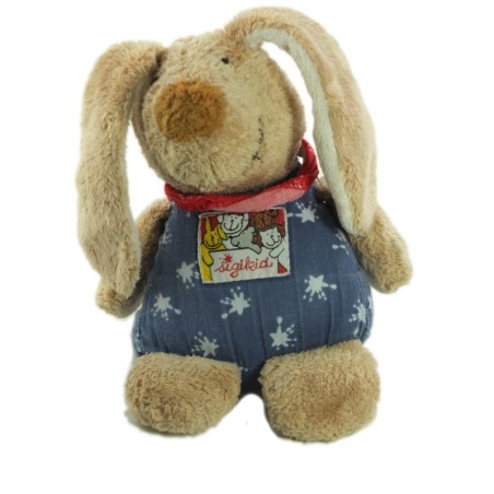 Doudou Lapin beige bleu SIGIKID 18 cm (26370)