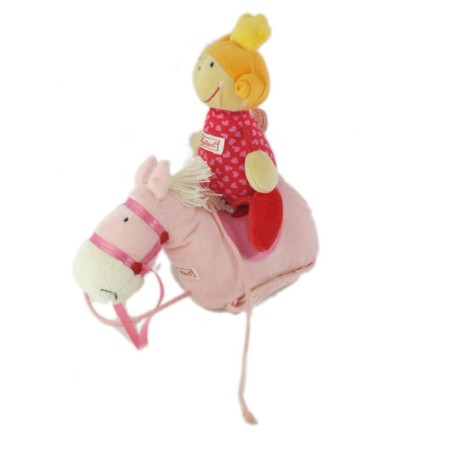 Doudou Cheval rose Fille SIGIKID 22 cm (26367)