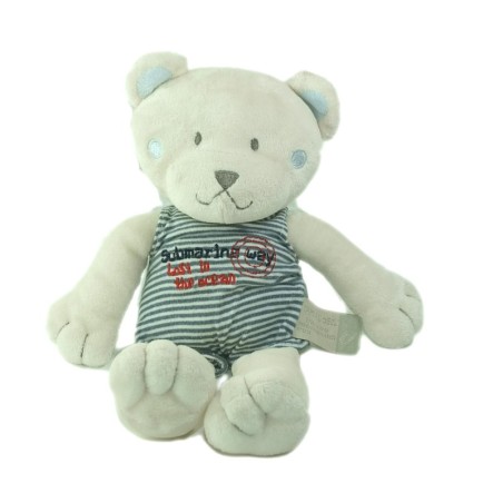 Doudou Ours blanc Submarine Way TAPE A L OEIL 25 cm (25668)