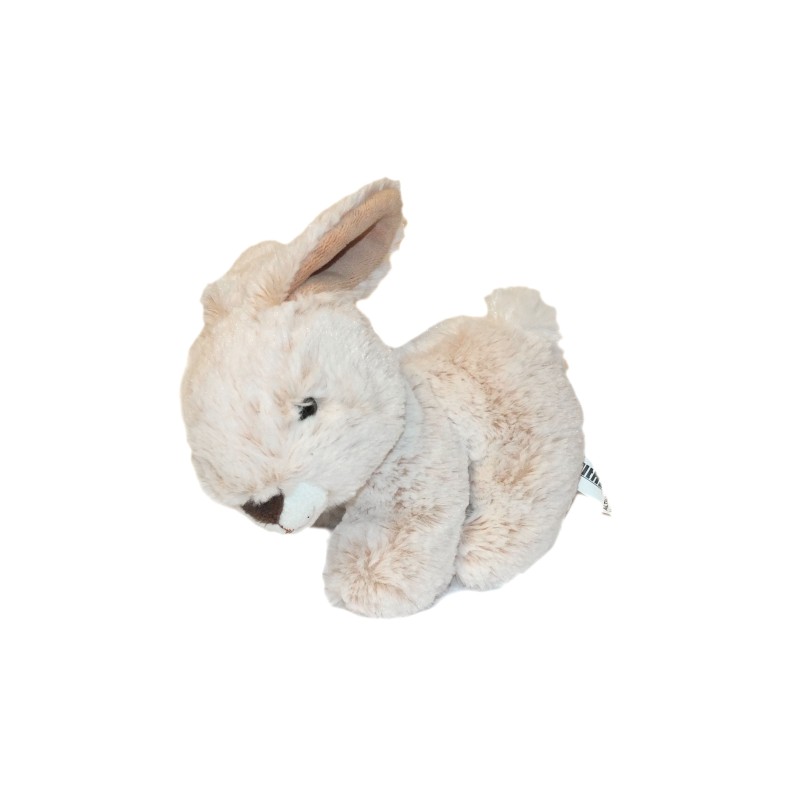Peluche Lapin beige blanc Althans 16 cm (27654)
