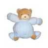 KALOO Doudou boule OURS Blue Bleu - Enfants brodés - 16 cm (13642)