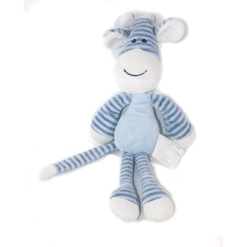 TOUT COMPTE FAIT Doudou cheval Zebre rayures 30 cm (25634)
