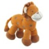 Peluche doudou Lion marron roux 22 cm Natalys (25442)