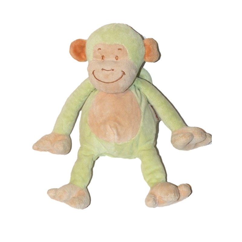 Doudou Singe vert Bengy 28 cm (27346)