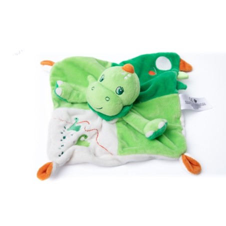 Doudou plat dragon dinosaure vert Simba Toys (28498)