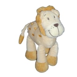Doudou LION beige MOTS D'ENFANTS Siplec Leclerc H 20 cm 579/7322 (9153)