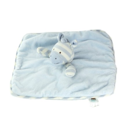 Doudou plat bleu Zèbre Jellycat (19113)