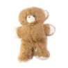 Ancienne peluche Ours beige blanc Vintage Helen 30 cm yeux bleus (26133)
