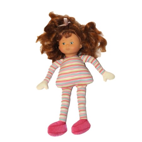 Poupée rousse tissu chiffon Corolle 2005  (27479)