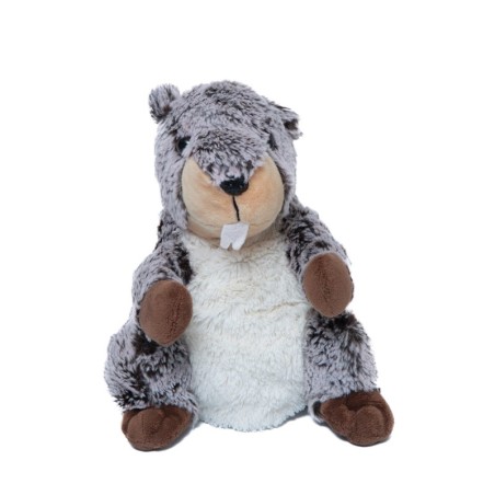 Peluche doudou marionnette Marmotte Fizzy 25 cm (28463)